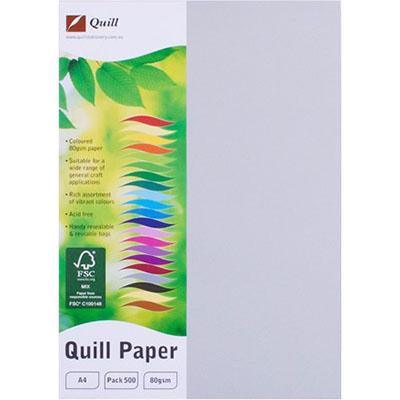Quill Xl Multioffice Coloured A4 Copy Paper 80Gsm Grey Pack 500 Sheets 100850131 - SuperOffice