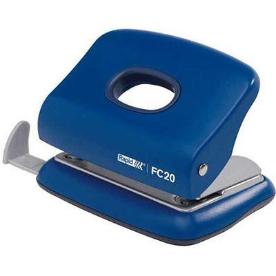 Rapid 2 Hole Punch Blue 20 Sheet Capacity 23256401 - SuperOffice