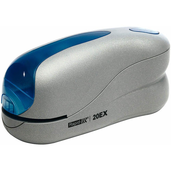 Rapid 20Ex Electric Stapler Blue/Grey 0314930 - SuperOffice