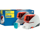Rapid 5050E Supreme Electric Stapler Silver Orange 20993214 - SuperOffice