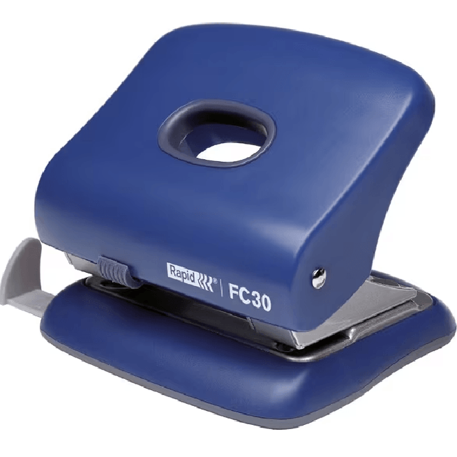 Rapid Fc30 2 Hole Punch Blue 0265194 - SuperOffice