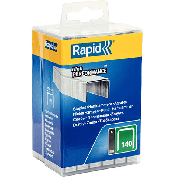 Rapid High Performance Staples 140/10 Box 5000 40303090 - SuperOffice