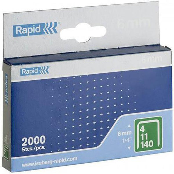 Rapid High Performance Staples 140/6 Box 2000 5000239 - SuperOffice