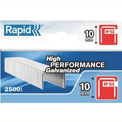 Rapid High Performance Staples 53/10 Box 2500 11858825 - SuperOffice