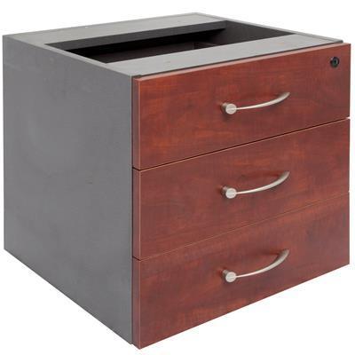 Rapid Manager Fixed Pedestal 3 Drawers 454 X 465 X 447Mm Appletree/Ironstone VDKP3D A/I - SuperOffice