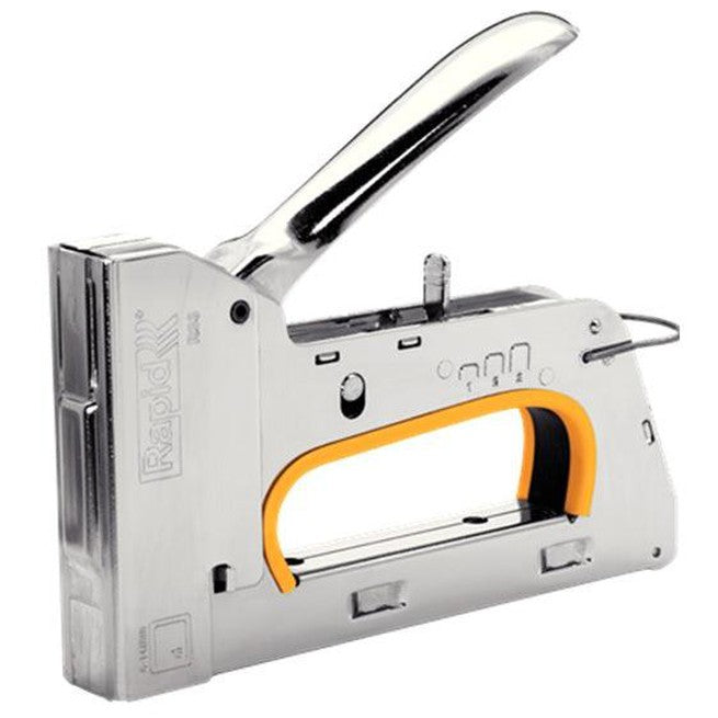 Rapid R33e Professional Staple Gun Tacker for Finewire Staples 13/6-14 Steel Easy to Squeeze 20510650 - SuperOffice