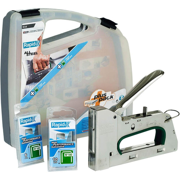 Rapid R34 Staple Tacker And Carrying Case 0397072 - SuperOffice