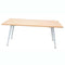 Rapid Span Meeting Table 1800 X 750Mm Beech/Silver RST1875BS - SuperOffice