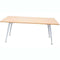 Rapid Span Meeting Table 1800 X 900Mm Beech/Silver RST189BS - SuperOffice