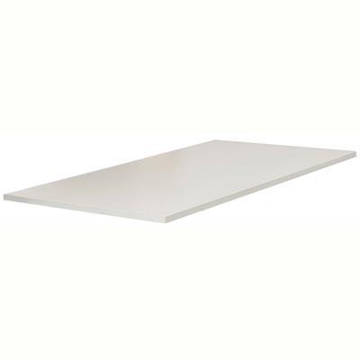 Rapid Span Table Top 1100 X 600Mm With Cable Entries 25Mm White Satin T116WS - SuperOffice