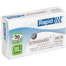 Rapid Standard Staples 26/6 Box 1000 24861300 - SuperOffice
