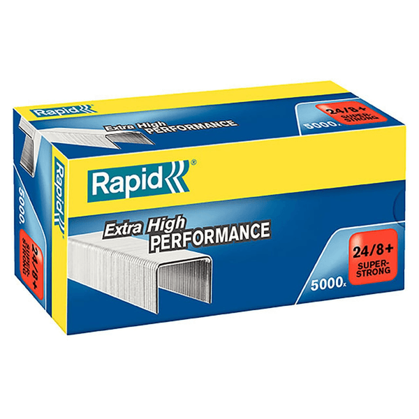 Rapid Strong Staples 24/8 Box 5000 24860100 - SuperOffice