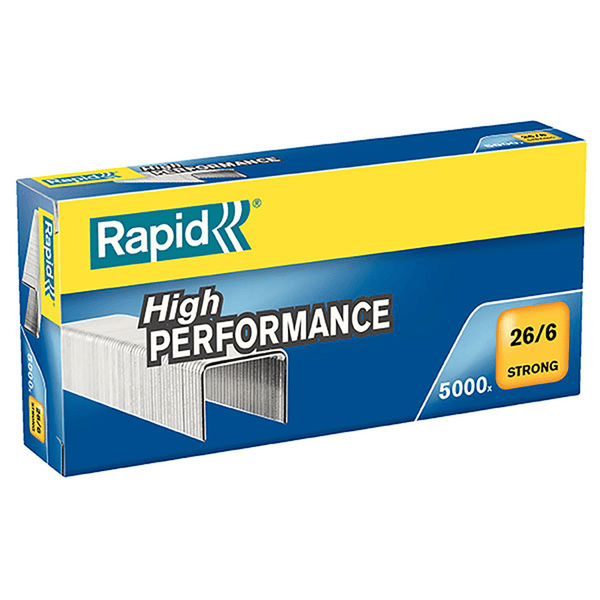 Rapid Strong Staples 26/6 Box 5000 24862000 - SuperOffice
