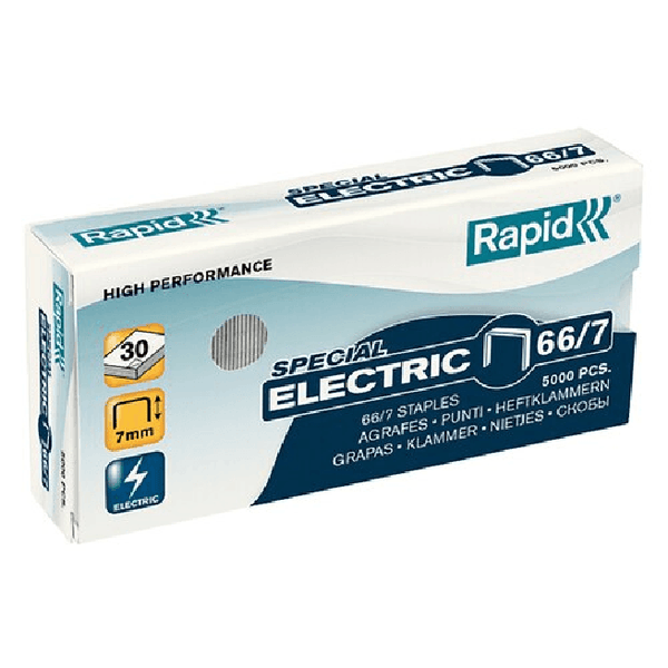 Rapid Strong Staples 66/7 Box 5000 24867900 - SuperOffice