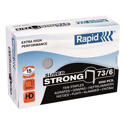 Rapid Strong Staples 73/6 Box 5000 0177047 - SuperOffice