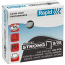 Rapid Strong Staples 9/20 Box 1000 24871700 - SuperOffice