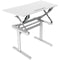 Rapid Surge Height Adjustable Desk 590 X 1190Mm White RS1WW - SuperOffice