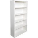 Rapid Vibe Bookcase 4 Shelf 900 X 315 X 1800Mm White SPBC18W - SuperOffice