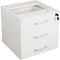 Rapid Vibe Desk Pedestal Fixed 3 Box Drawers Lockable 465 X 447 X 454Mm White CDKP3DW - SuperOffice