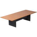 Rapid Worker Boardroom Table 3200 X 1200Mm Beech/Ironstone CBT3212B - SuperOffice