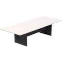 Rapid Worker Boardroom Table 3200 X 1200Mm White/Ironstone CBT3212W - SuperOffice