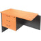 Rapid Worker Desk Pedestal Fixed 3 Drawers Loackable 465 X 370 X 454Mm Beech/Ironstone CRP3D B/I - SuperOffice