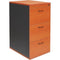 Rapid Worker Filing Cabinet 3 Drawer Lockable 465 X 600 X 998Mm Cherry/Ironstone C3FC C/I - SuperOffice