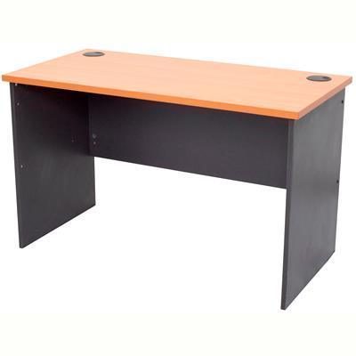 Rapid Worker Open Desk 1200 X 600Mm Cherry/Ironstone CDK126 C/I - SuperOffice