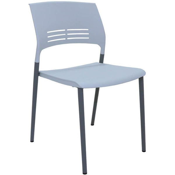 Rapidline Aloha Chair Plastic Polypropylene Breakout And Meeting Chair White ALOHAWH - SuperOffice