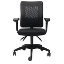 Rapidline AM100 Operator Chair Medium Back Mesh Black AM100 BK - SuperOffice