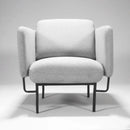 Rapidline Capri 1 Seater Lounge Light Grey CAPRI1 LG - SuperOffice