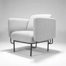 Rapidline Capri 1 Seater Lounge Light Grey CAPRI1 LG - SuperOffice