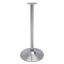 Rapidline Chrome Base 500Dia For 600Mm Round Table Top RTB1050CH - SuperOffice