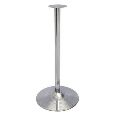 Rapidline Chrome Base 500Dia For 600Mm Round Table Top RTB1050CH - SuperOffice