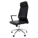 Rapidline CL3000H Executive Chair High Back Slimline Black CL3000H BL - SuperOffice