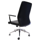Rapidline CL3000M Executive Chair Medium Back Slimline Black CL3000M BL - SuperOffice