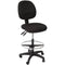Rapidline Drafting Chair Medium Back Black EC070BM DRAFTSFBK - SuperOffice