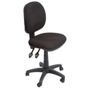 Rapidline EC070CM Operator Chair Black Medium Back Black EC070CM BL - SuperOffice