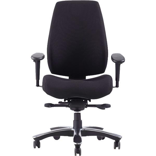 Rapidline Endure 160 Heavy Duty High Back Executive Chair Black Endure160BK - SuperOffice