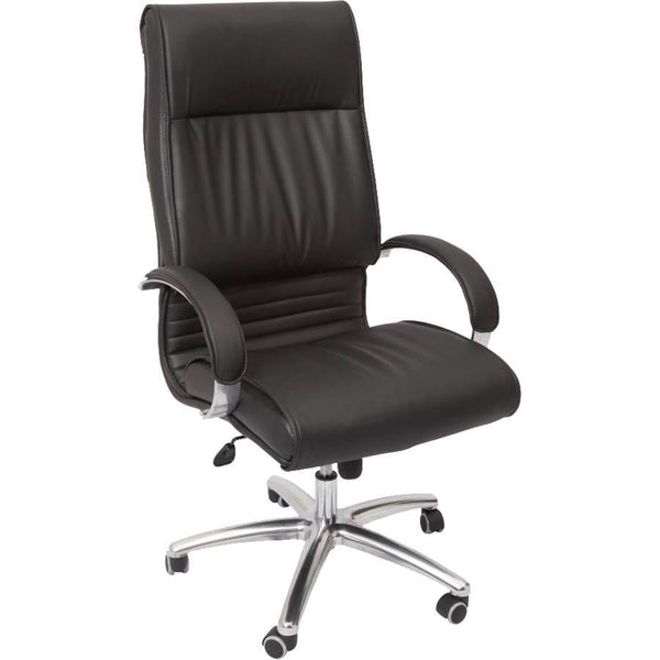 Rapidline Executive Chair High Back Pu Black CL820 - SuperOffice