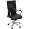 Rapidline Executive Chair High Back Tilt Lock With Chrome Arms And Base Black Pu CL2000HBL - SuperOffice