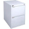 Rapidline Filing Cabinet 2 Drawer 464 X 620 X 675Mm Flat Pack White China RFC2WC - SuperOffice