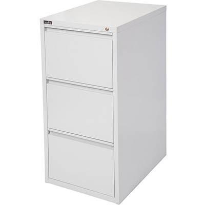 Rapidline Filing Cabinet 3 Drawer 475 X 600 X 1020Mm Silver Grey RFCA3SG - SuperOffice