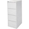 Rapidline Filing Cabinet 4 Drawer 464 X 620 X 1290Mm Flat Pack Silver Grey RFC4SG - SuperOffice