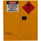 Rapidline Flammable Liquids Cabinet 160 Litre 1295 X 1100 X 465Mm Yellow FC160L - SuperOffice