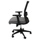 Rapidline Gesture Back Task Chair Medium Mesh Light Grey Black GTC BK - SuperOffice