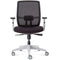 Rapidline Luminous Executive Chair High Back Mesh Black/White LUMINOUSTASKBK - SuperOffice