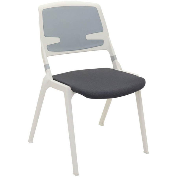 Rapidline Maui Polypropylene Breakout And Meeting Chair White/Grey MauiGB - SuperOffice