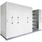 Rapidline Mobile Shelving 6 Bays 3560 X 1280 X 2150Mm White China RMS61200WC - SuperOffice