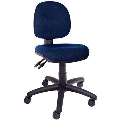 Rapidline Operator Chair Medium Back 3 Lever Navy Blue EC070CM NB - SuperOffice